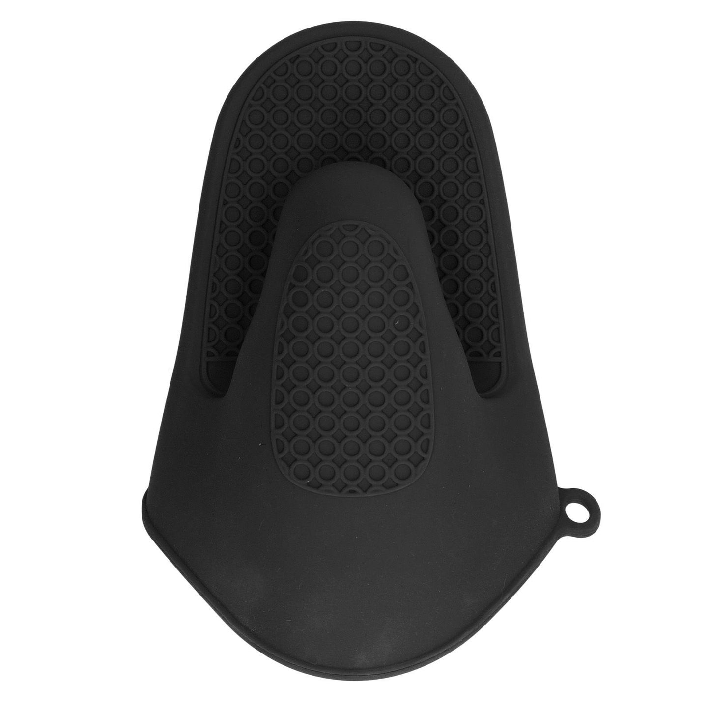 2pcs Oven Mitts Mini Silicone Thickened Anti Scalding Cooking Pinch Mitts for Kitchen Black