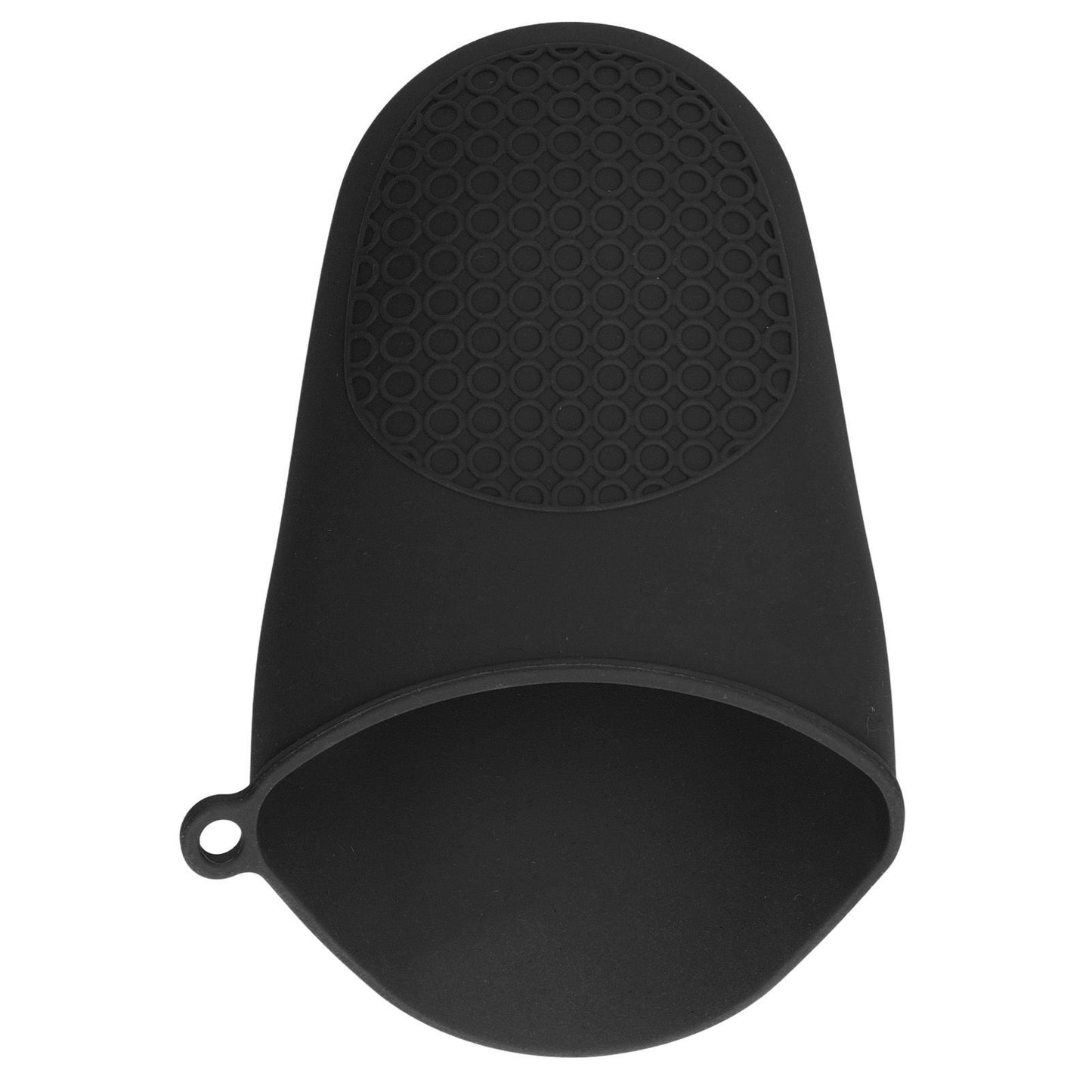 2pcs Oven Mitts Mini Silicone Thickened Anti Scalding Cooking Pinch Mitts for Kitchen Black