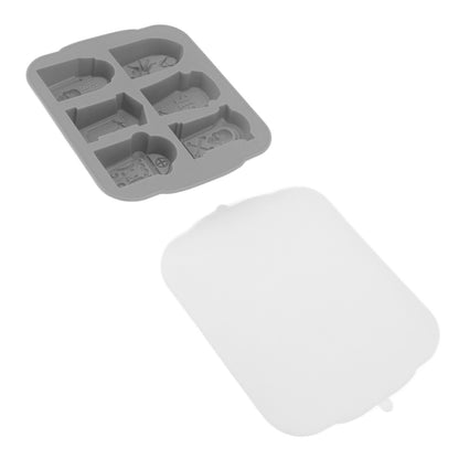 Ice Cube Silicone Cake Candy Chocolate Ice Cube Maker Tray Party Supplies for Halloween Grey