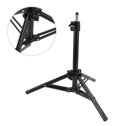 Fill Light Tripod Stand Foldable ABS Fill 46cm Maximum Height Light Selfie Stick for Live Video Camera