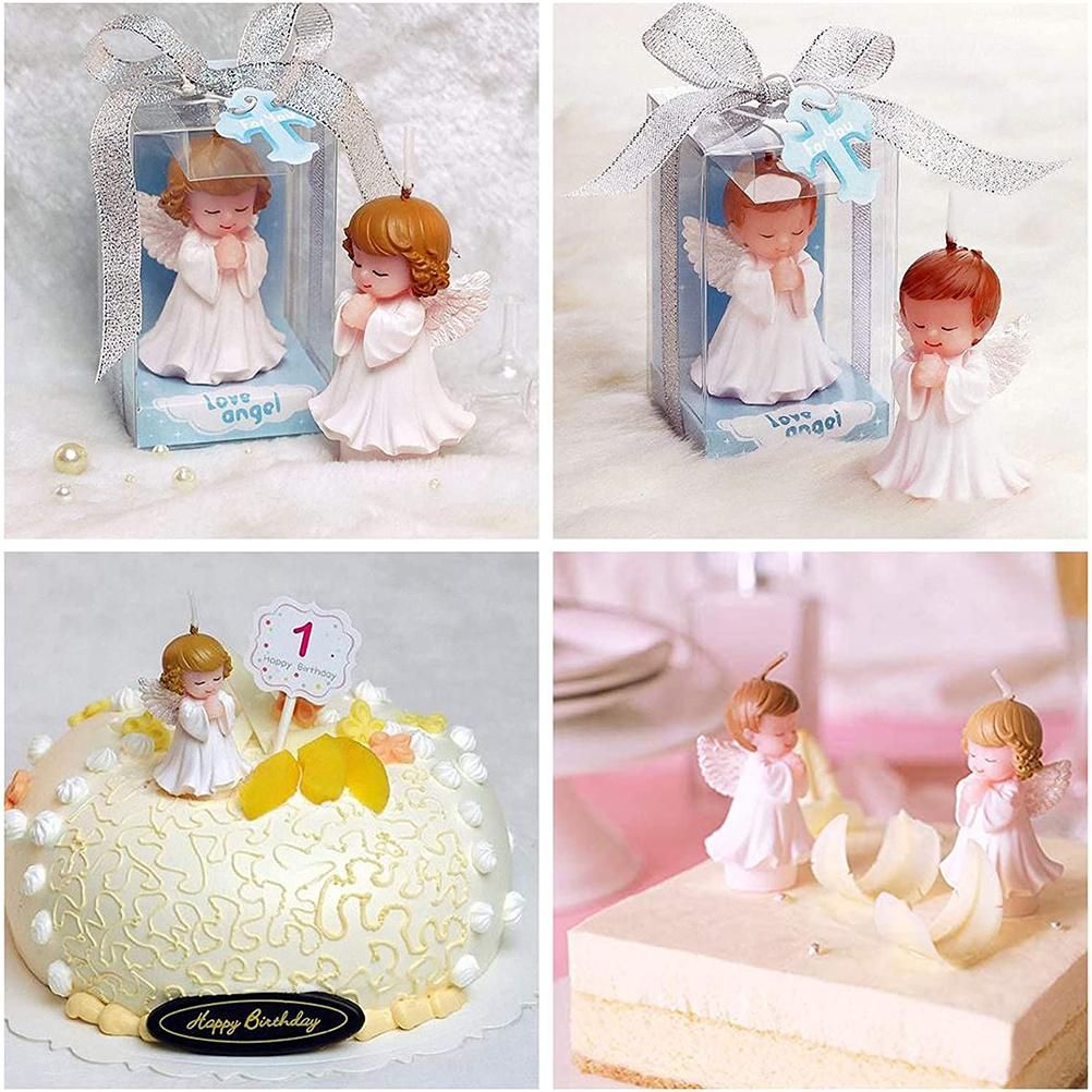 3D Angel Boy and Girl Silicone Mold DIY Angel Shape Candle Soap Chocolate Candy Mold Kitchen Baking Tool