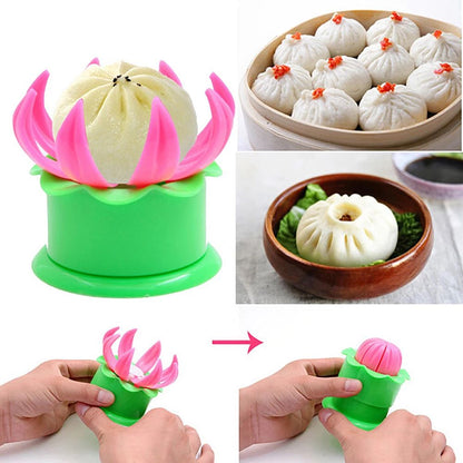 2PCS Manual Dumpling Mold Steamed Stuffed Bun Mold DIY Pastry Pie Mold for Kitchen Cooking Tools