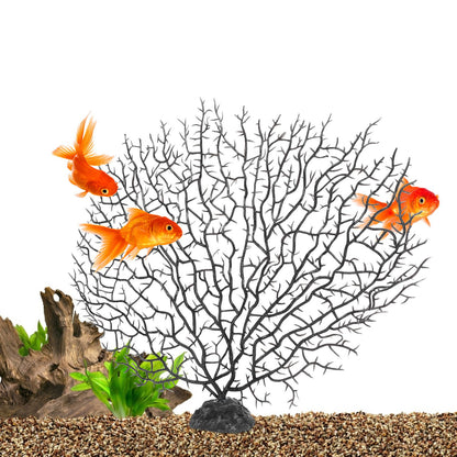 2Pcs Artificial Water Plant Aquarium Decoration Fish Tank Landscaping Simulation Coral Tree