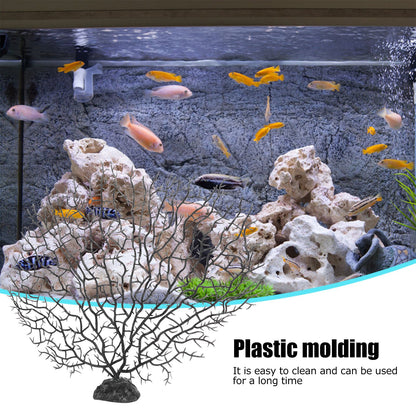 2Pcs Artificial Water Plant Aquarium Decoration Fish Tank Landscaping Simulation Coral Tree