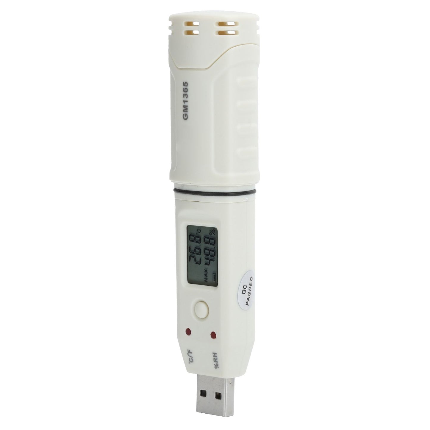 Digital Temperature Humidity Logger Indoor Thermometer Hygrometer Detector Data Recorder W/Alarm