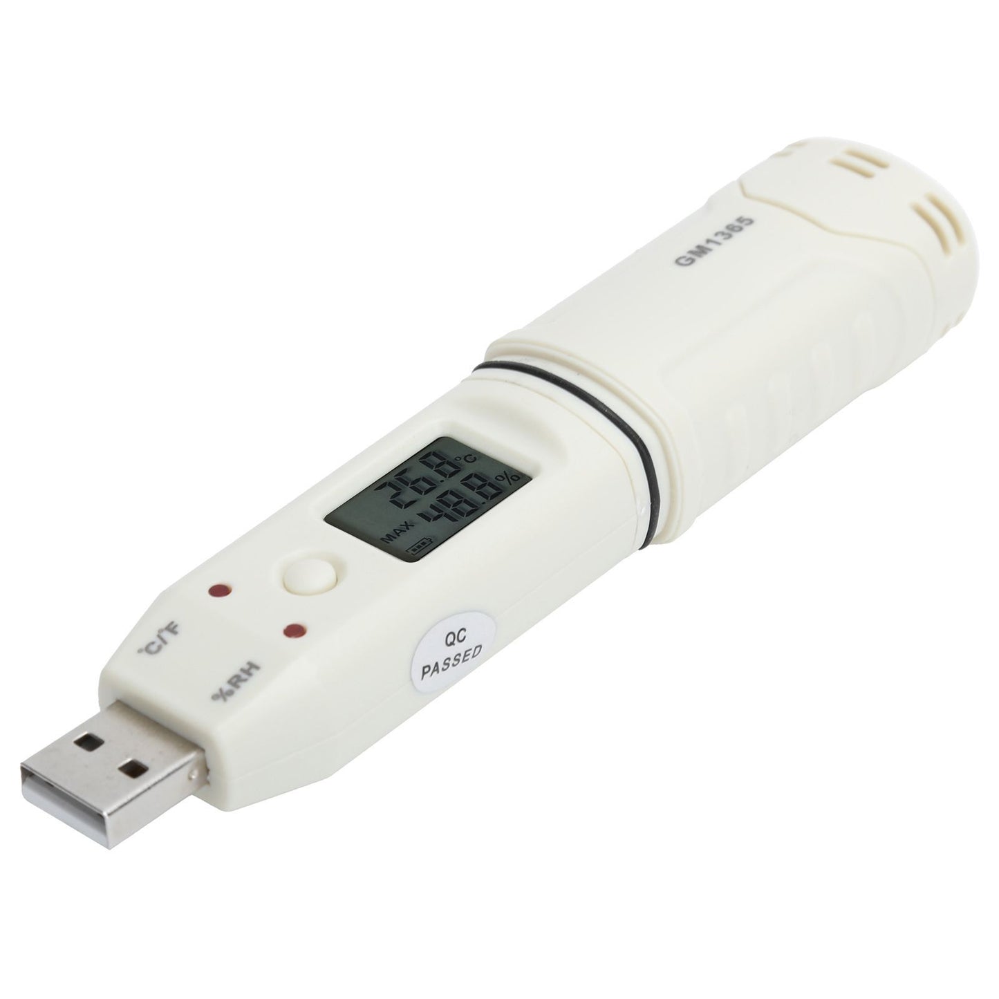 Digital Temperature Humidity Logger Indoor Thermometer Hygrometer Detector Data Recorder W/Alarm