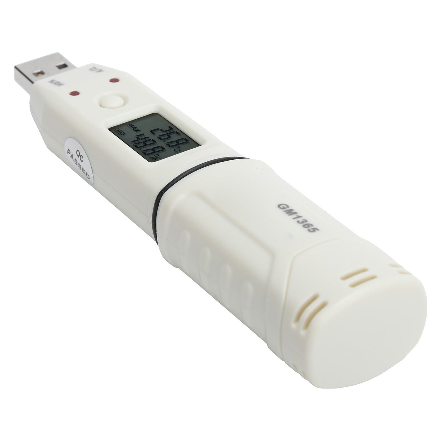 Digital Temperature Humidity Logger Indoor Thermometer Hygrometer Detector Data Recorder W/Alarm