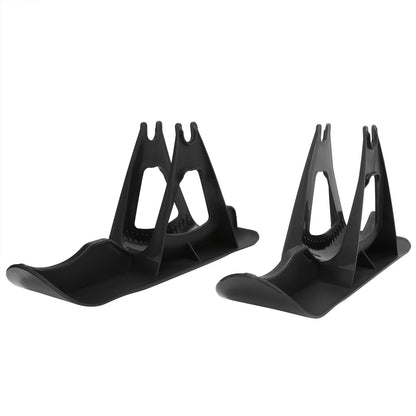 Kids Balanced Scooter Skis Stand Parking Rack Snowboard Equipment for Winter Skiing Black