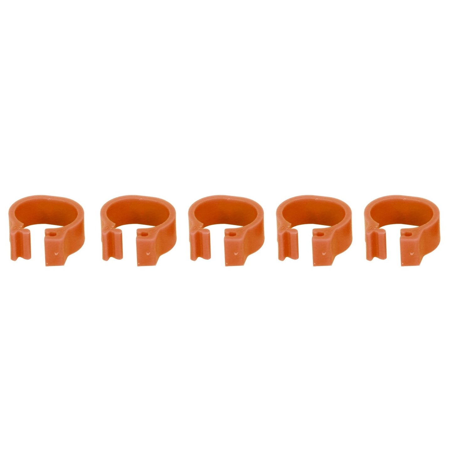 001‑100 Numbered Bird Leg Bands 8mm Poultry Identify Rings Accessory for Birds PigeonsCoffee