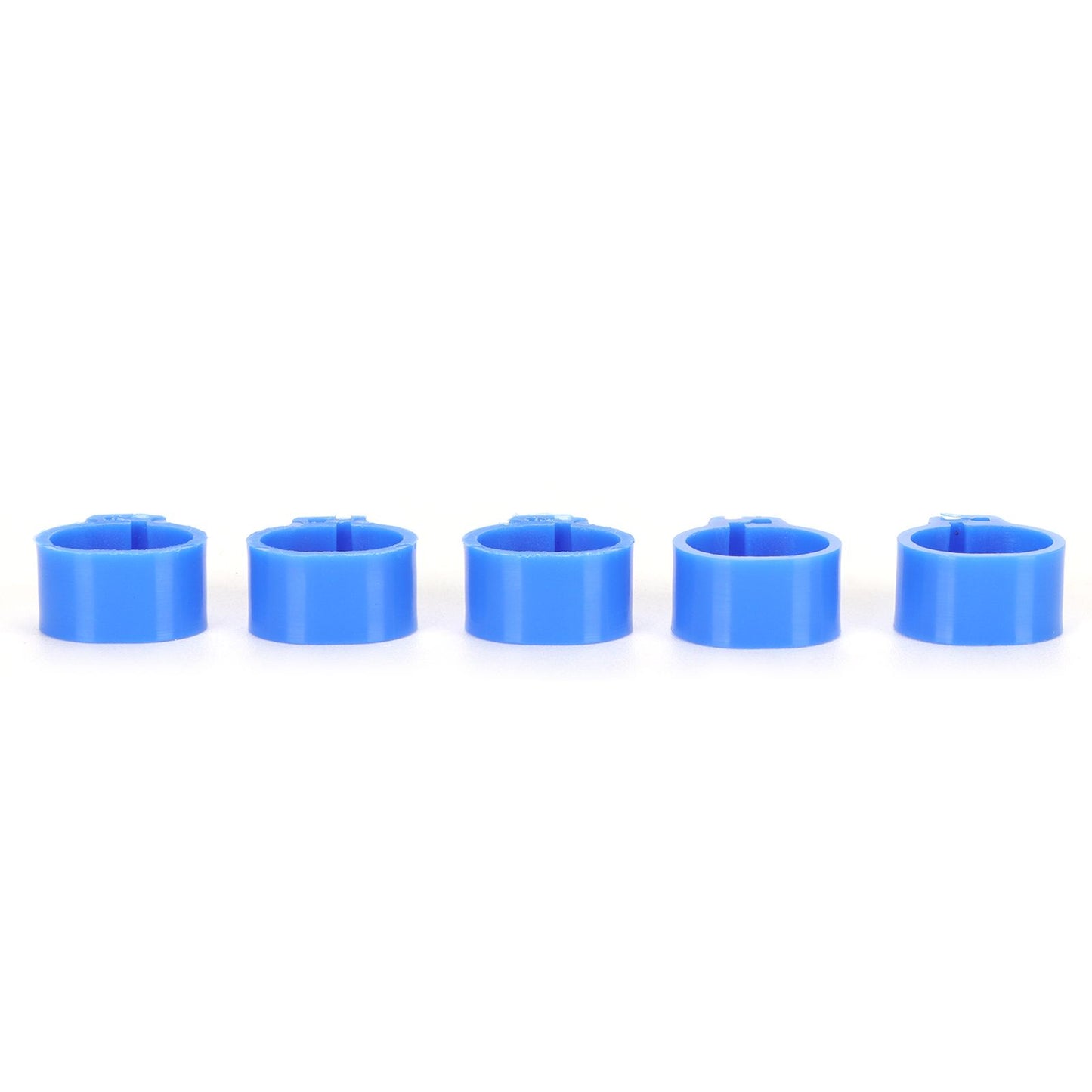 200Pcs 10mm Pigeons No Word Leg Ring Poultry Foot Clip Identification Ring Birds SuppliesBlue