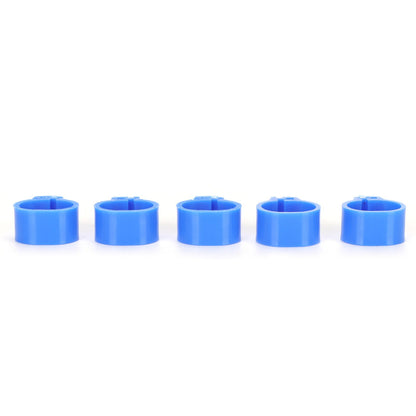 200Pcs 10mm Pigeons No Word Leg Ring Poultry Foot Clip Identification Ring Birds SuppliesBlue