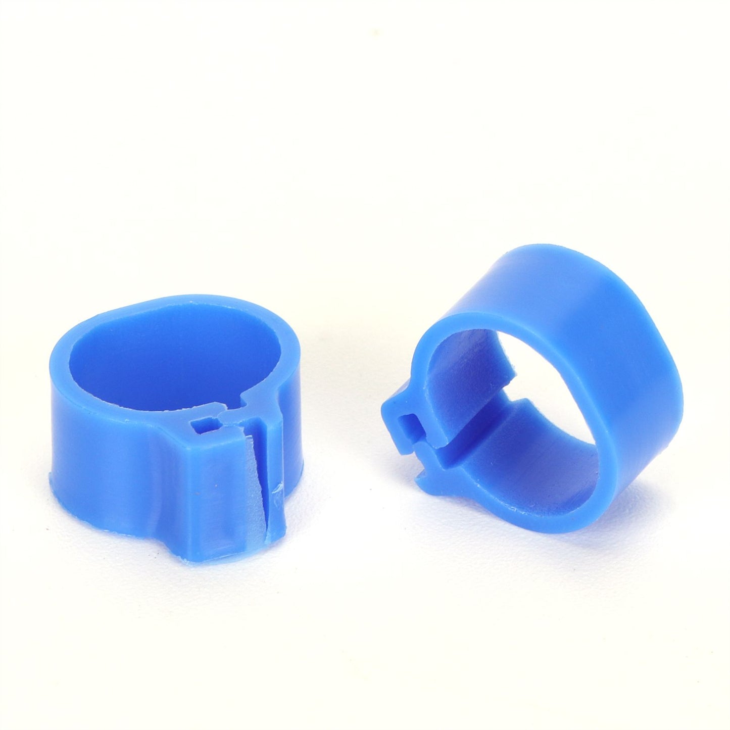 200Pcs 10mm Pigeons No Word Leg Ring Poultry Foot Clip Identification Ring Birds SuppliesBlue