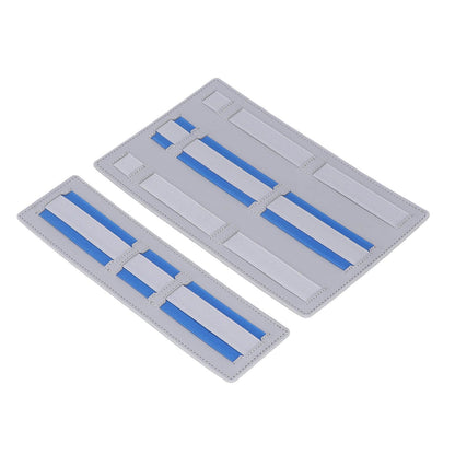 Portable Electronic Plywood Organizer Attachable to Laptop Notebook Cable Wireless Mouse Gray