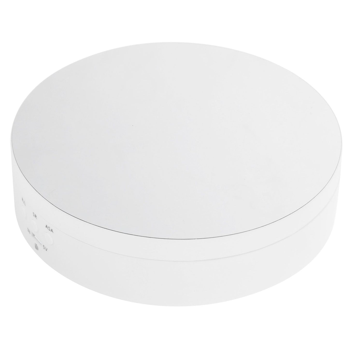3 Speeds Electric Rotating Display Stand 360 Degree Turntable Jewelry Holder USB ChargingWhite
