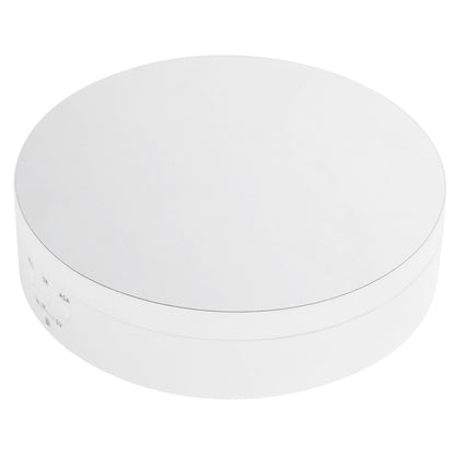3 Speeds Electric Rotating Display Stand 360 Degree Turntable Jewelry Holder USB ChargingWhite