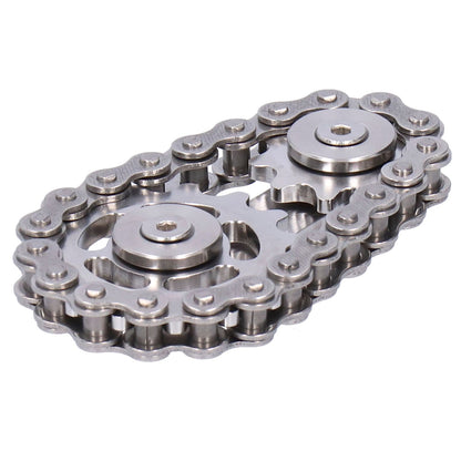 Gyroscope Sprockets Chains Flywheel Stress Relief Decompression Toys for Kids AdultsStainless Steel