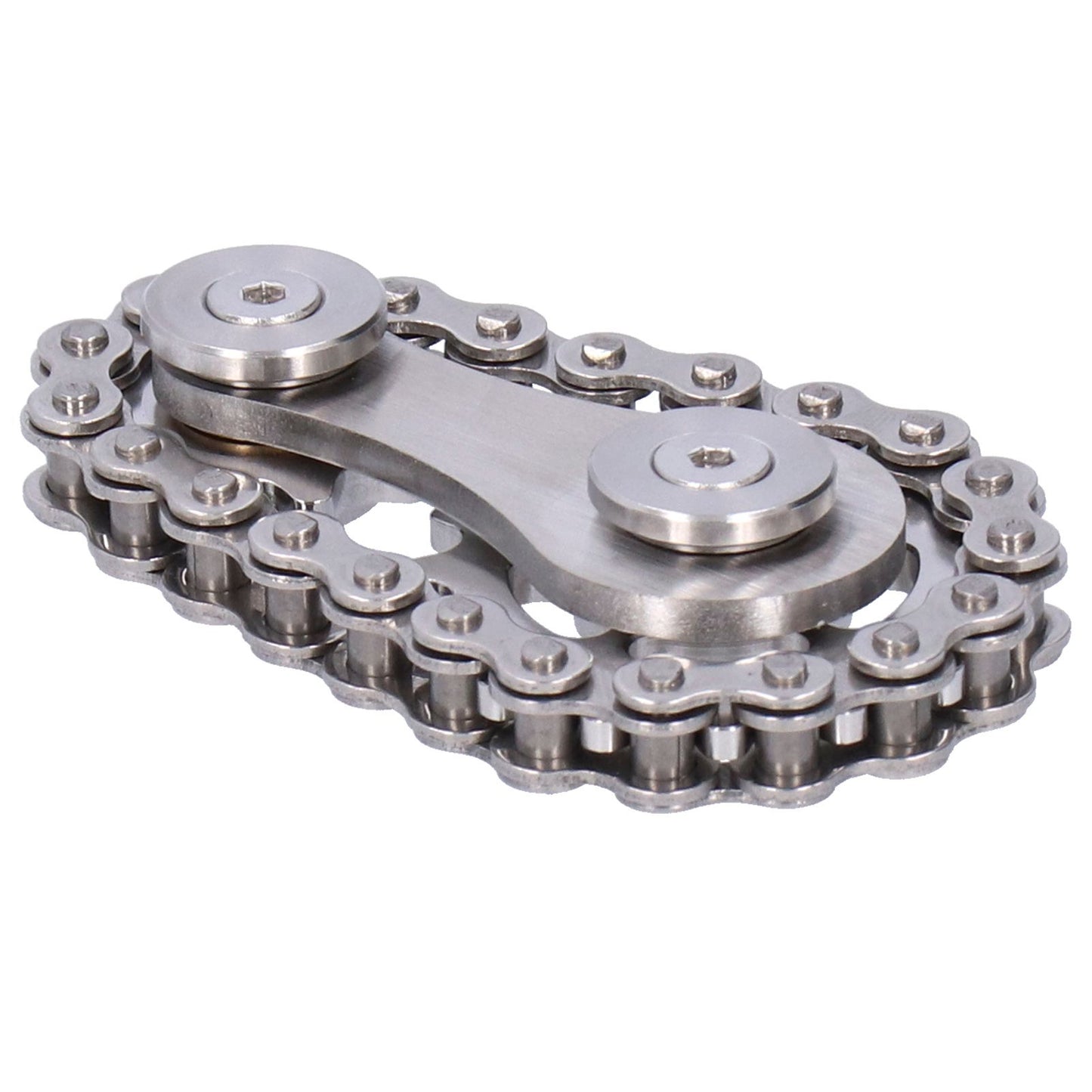 Gyroscope Sprockets Chains Flywheel Stress Relief Decompression Toys for Kids AdultsStainless Steel