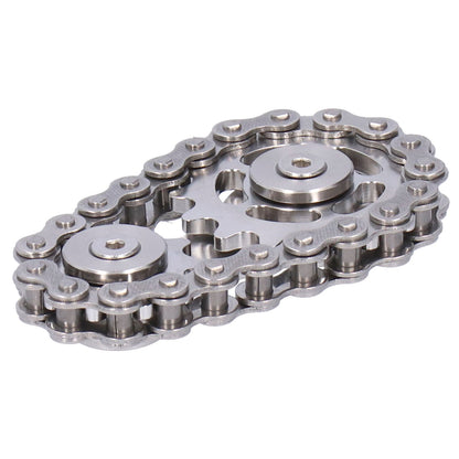 Gyroscope Sprockets Chains Flywheel Stress Relief Decompression Toys for Kids AdultsStainless Steel