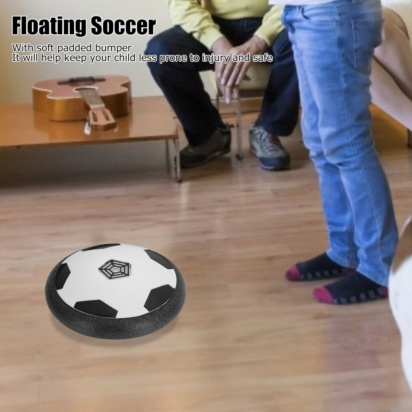 Soccer Ball Boy Toys Floating LED Light Soccer Ball for Toddlers Kids Indoor Toy Gift