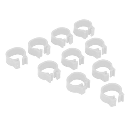 001-100 Numbered Bird Foot Ring Reusable Pigeons Identify Clip Poultry AccessoryWhite
