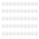 50pcs Plastic Fake Pigeon Egg Solid Fake Egg Simulation Hatching Breeding Supplies for Birds