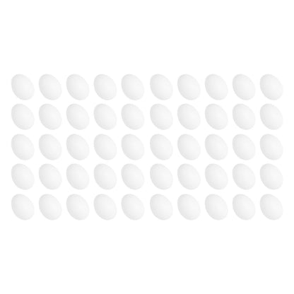 50pcs Plastic Fake Pigeon Egg Solid Fake Egg Simulation Hatching Breeding Supplies for Birds