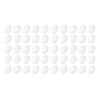 50pcs Plastic Fake Pigeon Egg Solid Fake Egg Simulation Hatching Breeding Supplies for Birds