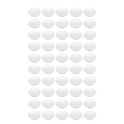 50pcs Plastic Fake Pigeon Egg Solid Fake Egg Simulation Hatching Breeding Supplies for Birds