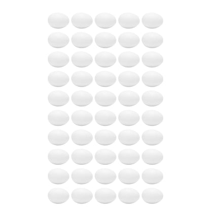 50pcs Plastic Fake Pigeon Egg Solid Fake Egg Simulation Hatching Breeding Supplies for Birds