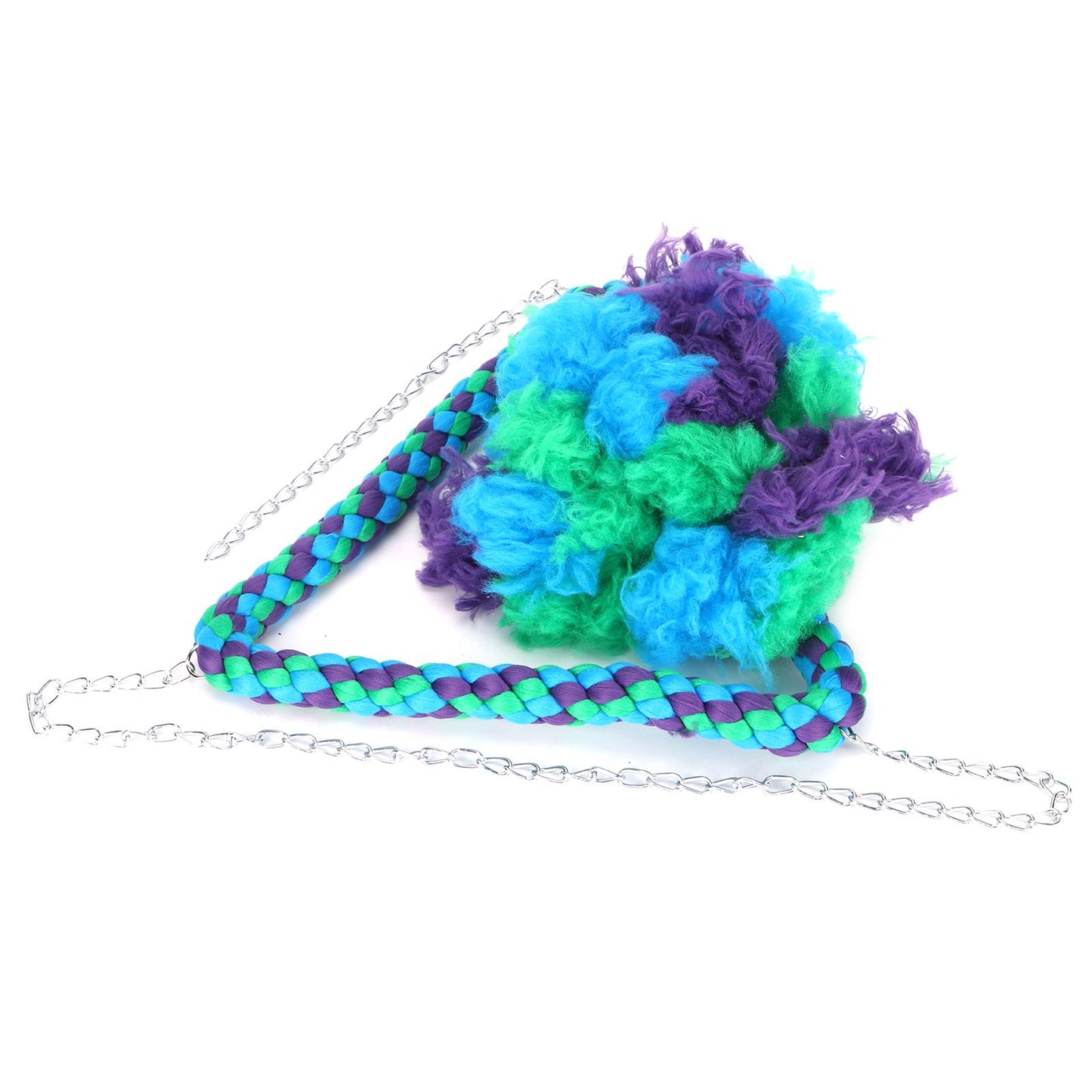 Bird Parrots Swing Ladder Stand Cotton Rope Birdcage Hanging Chewing Biting Toys