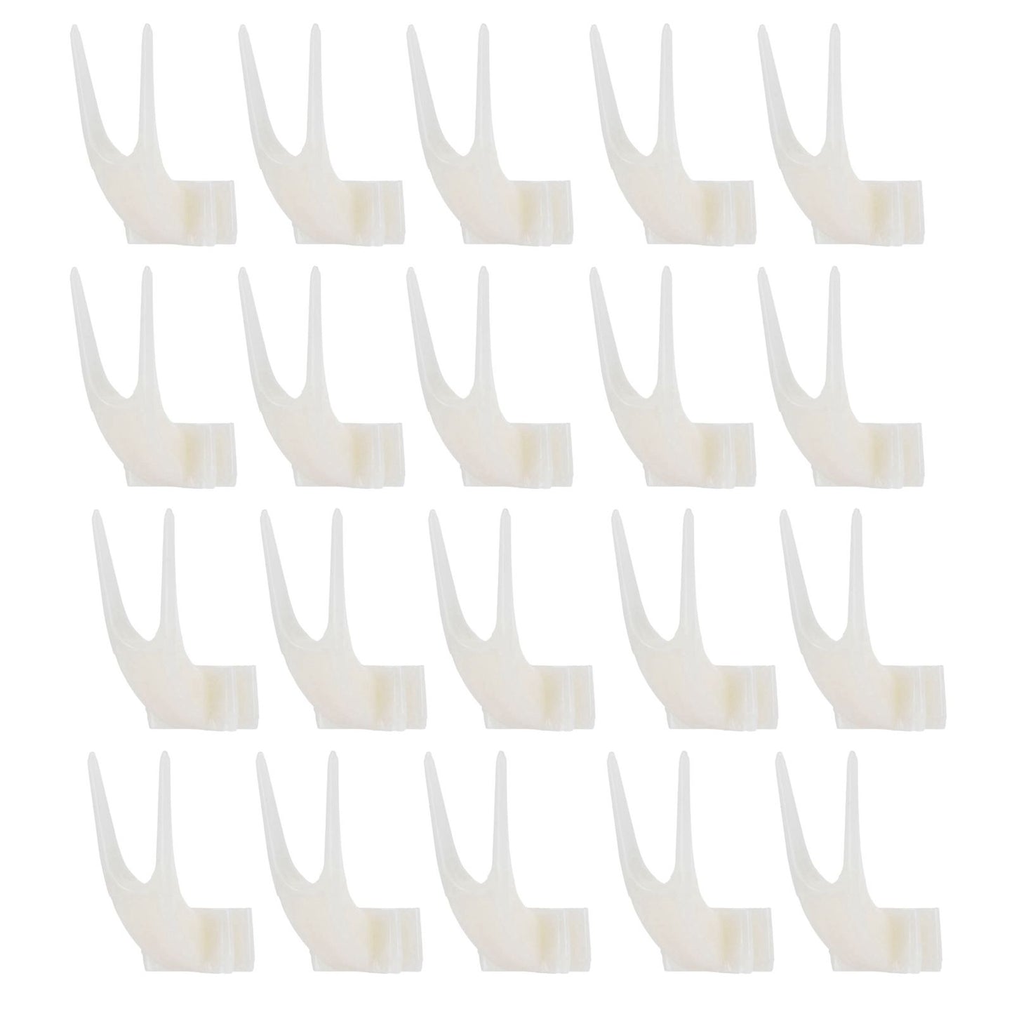 20Pcs Plastic Bird Fruit Fork Lightweight Pet Parrots Toy Bird Supplies Convenient Feeder