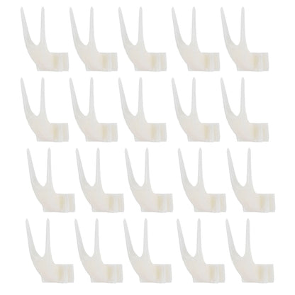 20Pcs Plastic Bird Fruit Fork Lightweight Pet Parrots Toy Bird Supplies Convenient Feeder