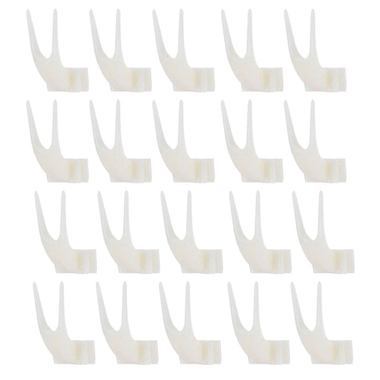 20Pcs Plastic Bird Fruit Fork Lightweight Pet Parrots Toy Bird Supplies Convenient Feeder