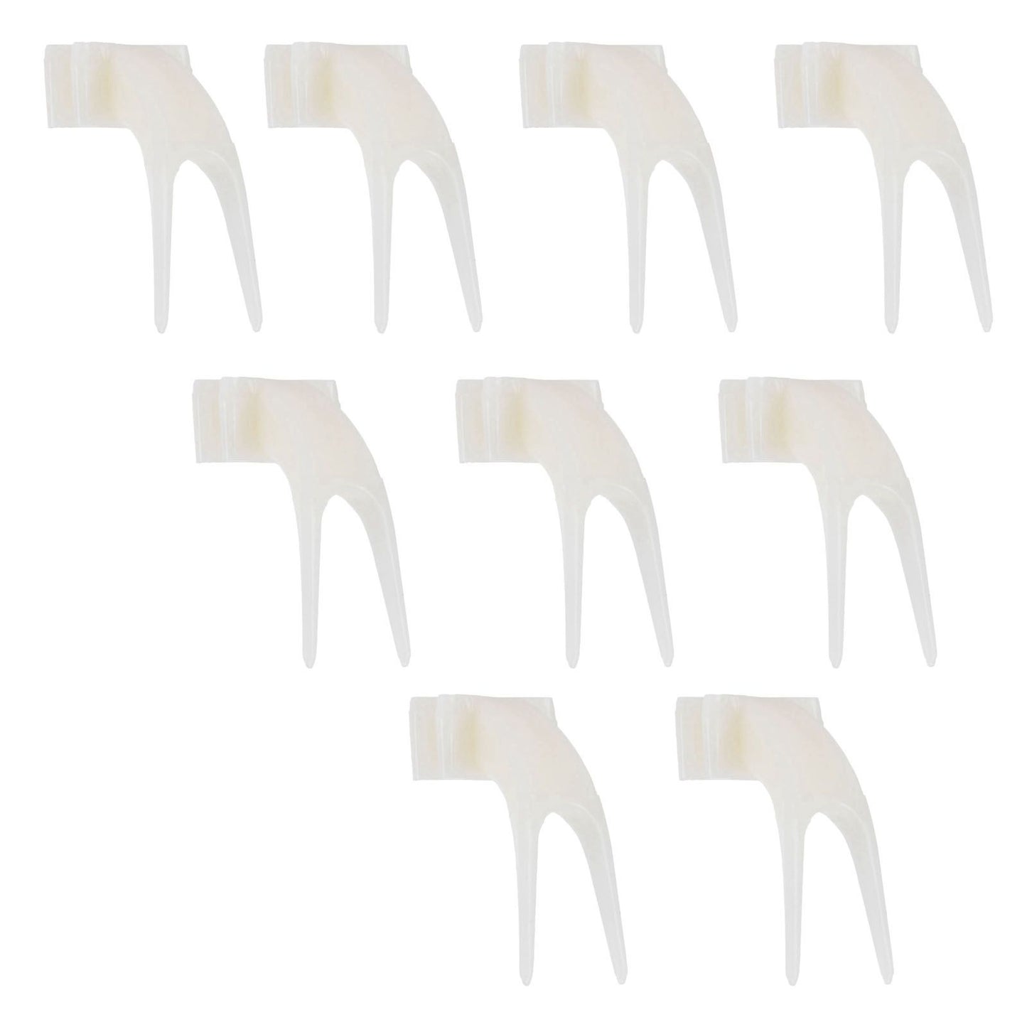 20Pcs Plastic Bird Fruit Fork Lightweight Pet Parrots Toy Bird Supplies Convenient Feeder