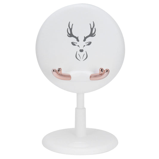 Cute Mobile Phone Holder Folding Mobile Phone Desktop Bracket for Live BroadcastWhite