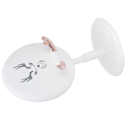 Cute Mobile Phone Holder Folding Mobile Phone Desktop Bracket for Live BroadcastWhite