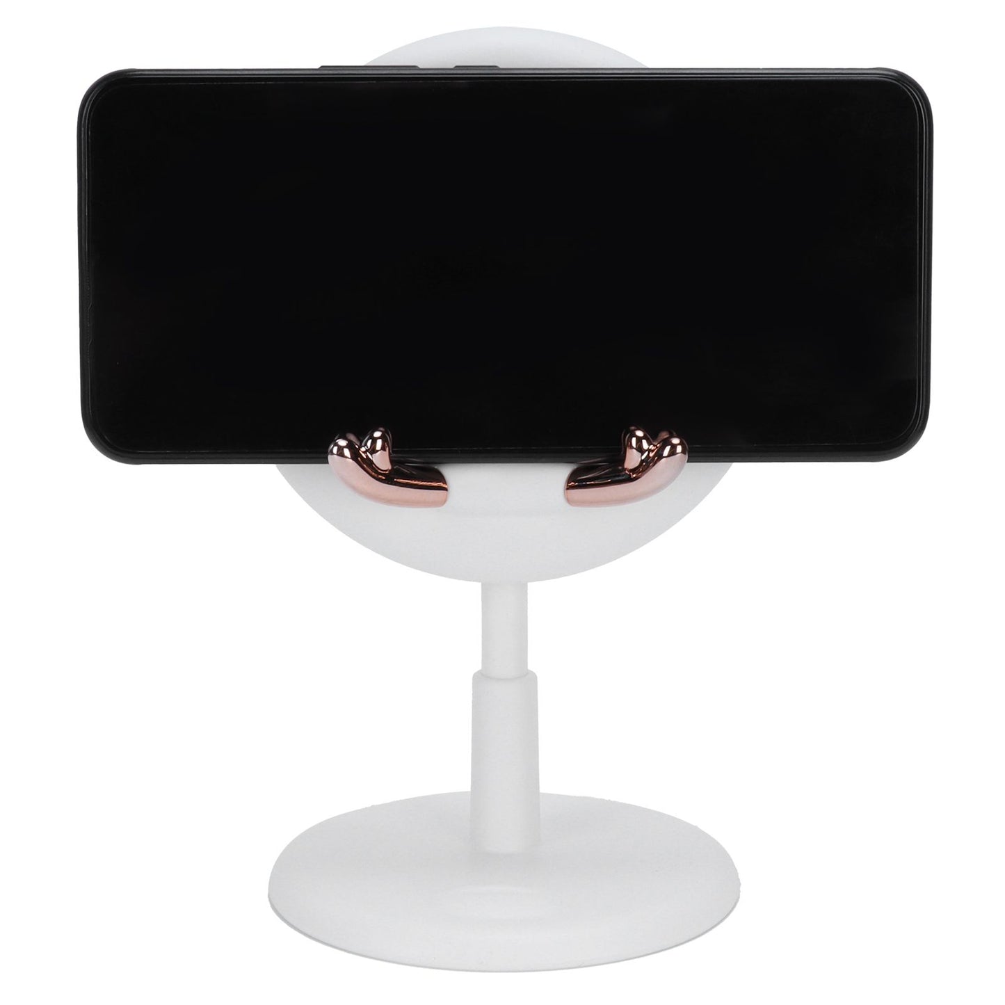 Cute Mobile Phone Holder Folding Mobile Phone Desktop Bracket for Live BroadcastWhite