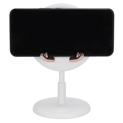 Cute Mobile Phone Holder Folding Mobile Phone Desktop Bracket for Live BroadcastWhite