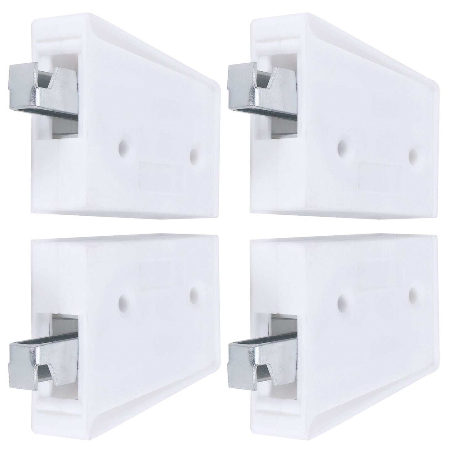2Set Adjustable Cabinet Hanger with Mounting Plate Cupboard Furniture Hardware Parts