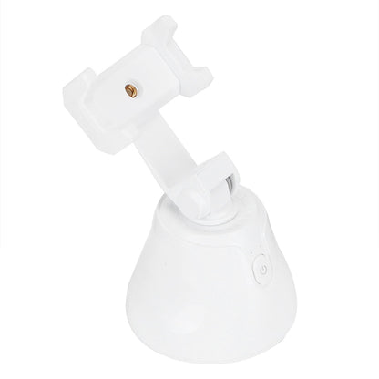 360 Degree Rotating Ballhead Smart Face Object Tracking Phone Camera Bracket Holder for Live StreamingWhite