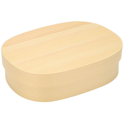 Lunch Box Portable Japanese Style Single Layer Wooden Food Sushi Container Tablewares