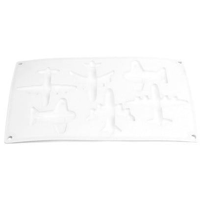 6 Grid Airplane Shape Mold Silicone Baking Chocolate Cake Decoration Mold for Kitchen Home