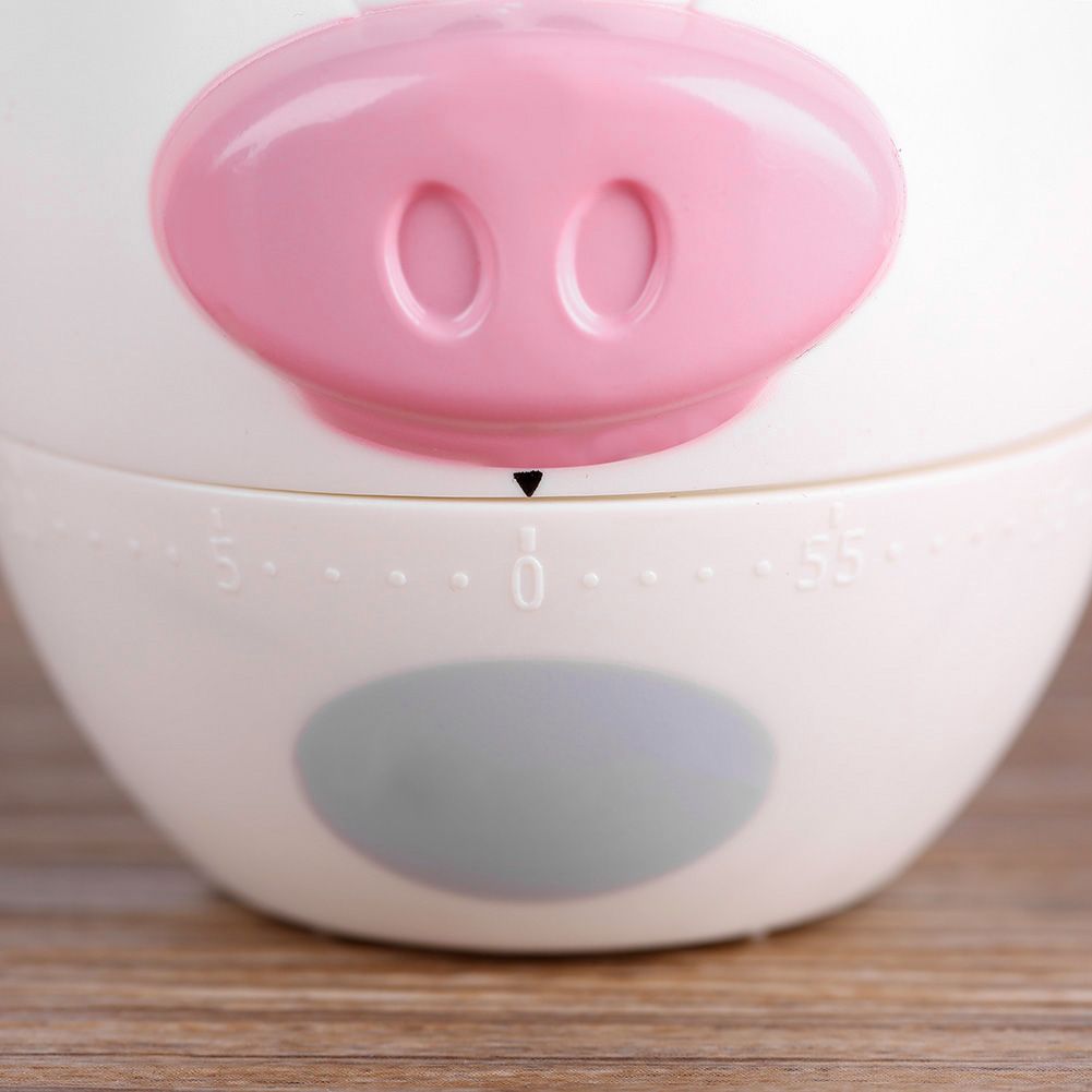 Cute Cartoon Kitchen Timer Mechanical 55 Minutes Cooking Supplies
