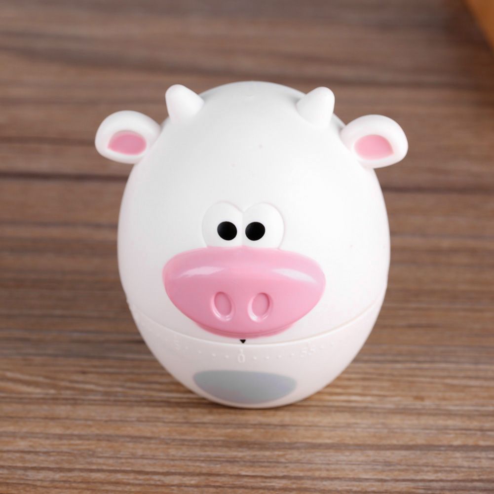Cute Cartoon Kitchen Timer Mechanical 55 Minutes Cooking Supplies