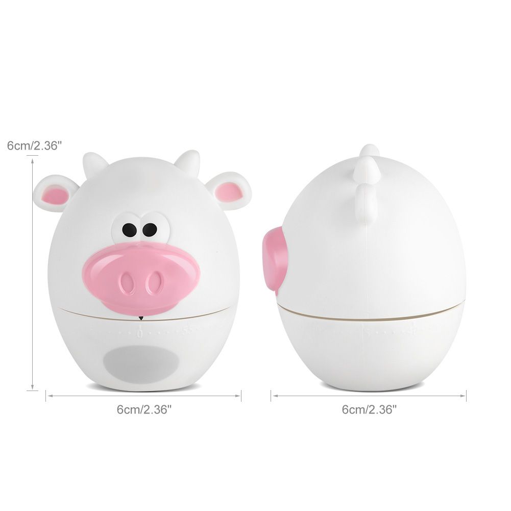Cute Cartoon Kitchen Timer Mechanical 55 Minutes Cooking Supplies