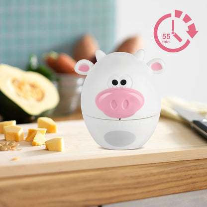 Cute Cartoon Kitchen Timer Mechanical 55 Minutes Cooking Supplies