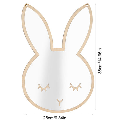 Nordic Acrylic Decorative Mirror Wall Sticker Decal Children Kids Room Art Home Decor #Rabbit