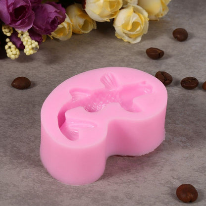 3D Fish Shape Silicone Fondant Mold Cake Decorating Tool Chocolate Sugarcraft Chocolate Mould