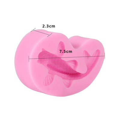 3D Fish Shape Silicone Fondant Mold Cake Decorating Tool Chocolate Sugarcraft Chocolate Mould