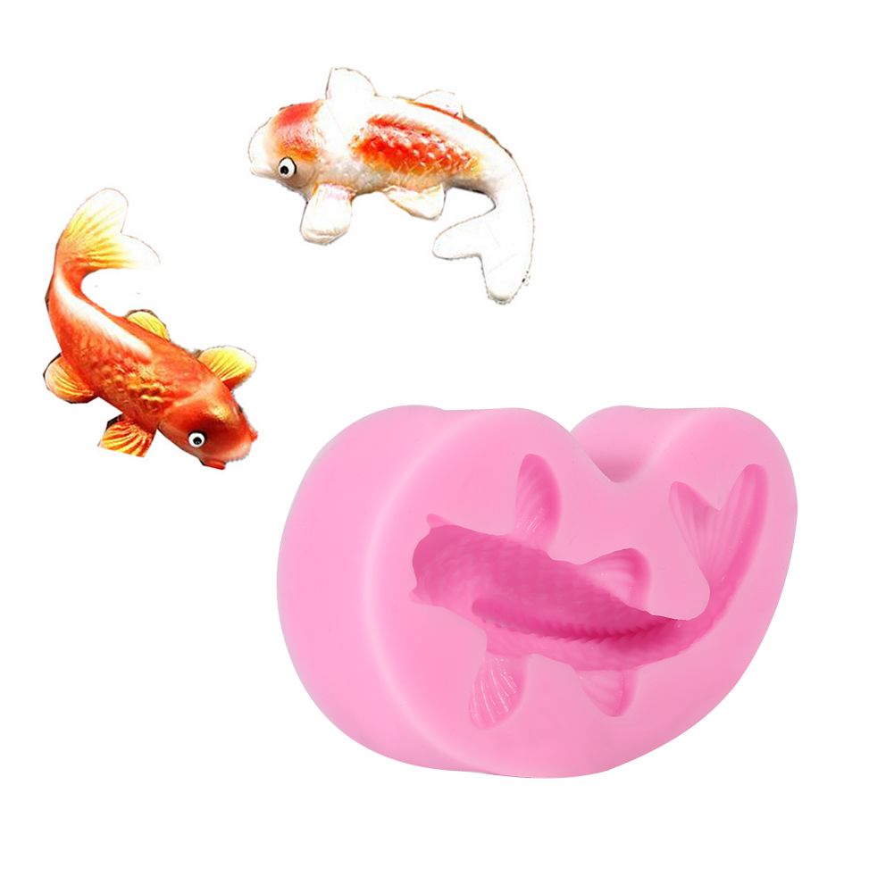 3D Fish Shape Silicone Fondant Mold Cake Decorating Tool Chocolate Sugarcraft Chocolate Mould